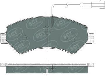 SCT-MANNOL SP 387 PR - Kit de plaquettes de frein, frein à disque cwaw.fr