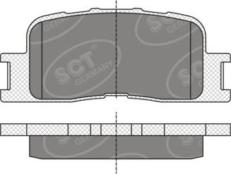 SCT-MANNOL SP 334 PR - Kit de plaquettes de frein, frein à disque cwaw.fr