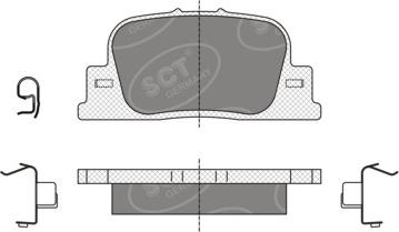 SCT-MANNOL SP 335 PR - Kit de plaquettes de frein, frein à disque cwaw.fr