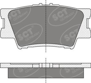 SCT-MANNOL SP336 - Kit de plaquettes de frein, frein à disque cwaw.fr