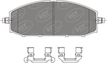 SCT-MANNOL SP 332 PR - Kit de plaquettes de frein, frein à disque cwaw.fr