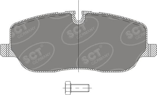 SCT-MANNOL SP 329 PR - Kit de plaquettes de frein, frein à disque cwaw.fr