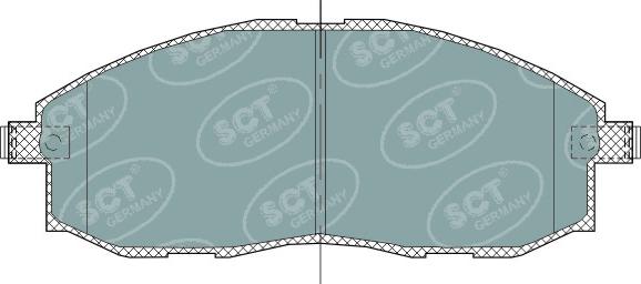 SCT-MANNOL SP 324 PR - Kit de plaquettes de frein, frein à disque cwaw.fr