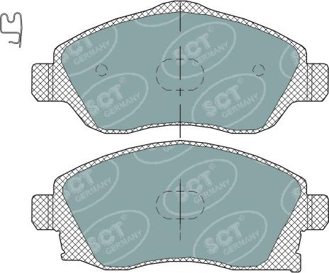 SCT-MANNOL SP 320 PR - Kit de plaquettes de frein, frein à disque cwaw.fr