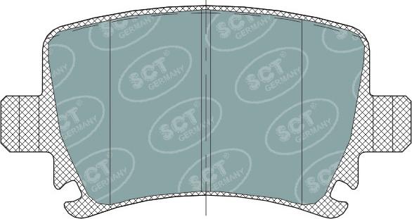 SCT-MANNOL SP 321 - Kit de plaquettes de frein, frein à disque cwaw.fr