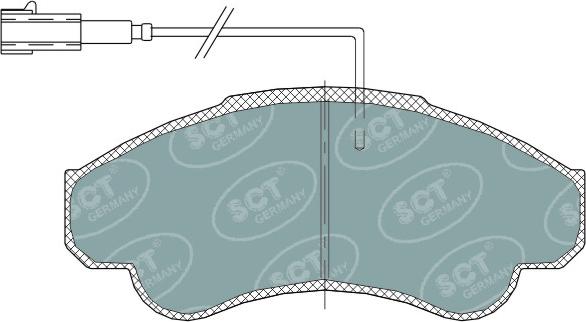 SCT-MANNOL SP 322 PR - Kit de plaquettes de frein, frein à disque cwaw.fr