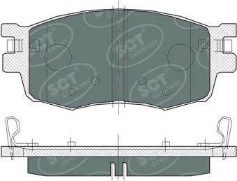 SCT-MANNOL SP 379 PR - Kit de plaquettes de frein, frein à disque cwaw.fr