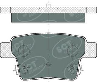 SCT-MANNOL SP 375 PR - Kit de plaquettes de frein, frein à disque cwaw.fr