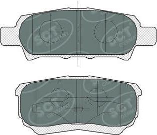 SCT-MANNOL SP373 - Kit de plaquettes de frein, frein à disque cwaw.fr
