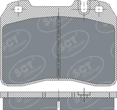 SCT-MANNOL SP 249 PR - Kit de plaquettes de frein, frein à disque cwaw.fr