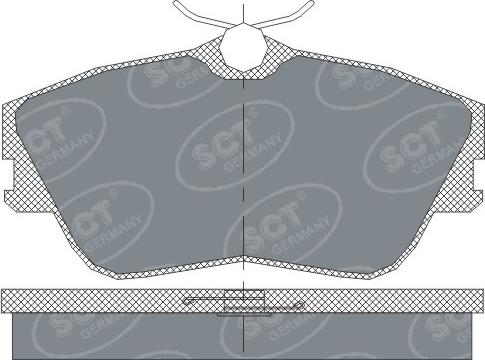 SCT-MANNOL SP 250 PR - Kit de plaquettes de frein, frein à disque cwaw.fr