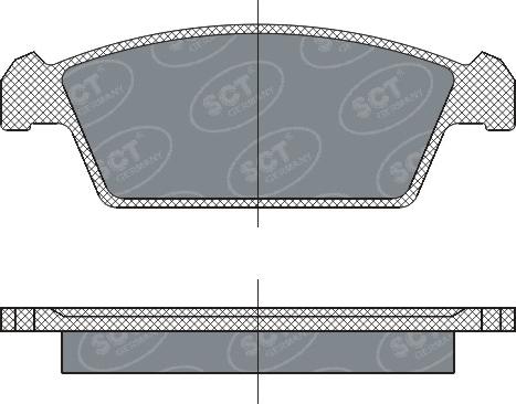 SCT-MANNOL SP 264 PR - Kit de plaquettes de frein, frein à disque cwaw.fr