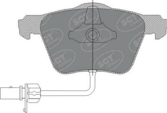 SCT-MANNOL SP 282 PR - Kit de plaquettes de frein, frein à disque cwaw.fr