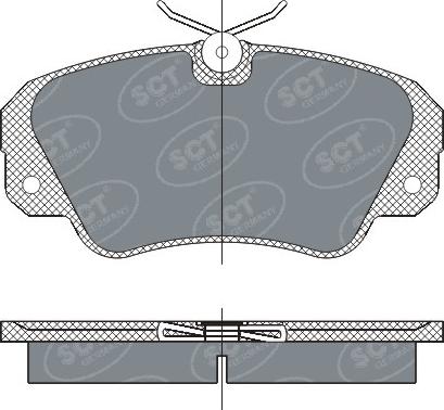 SCT-MANNOL SP 287 PR - Kit de plaquettes de frein, frein à disque cwaw.fr