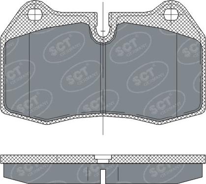 SCT-MANNOL SP 272 PR - Kit de plaquettes de frein, frein à disque cwaw.fr