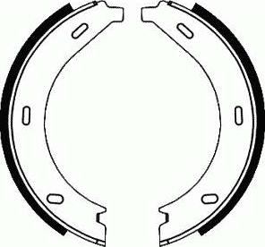 SCT-MANNOL SS 542 - Jeu de mâchoires de frein, frein de stationnement cwaw.fr