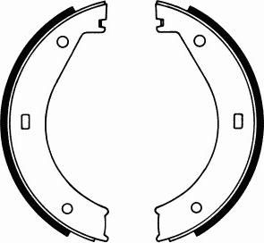 SCT-MANNOL SS 526 - Jeu de mâchoires de frein, frein de stationnement cwaw.fr