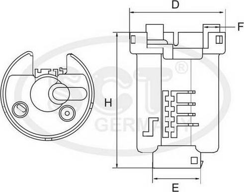 SCT-MANNOL ST 394 - Filtre à carburant cwaw.fr