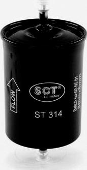 SCT-MANNOL ST 314 - Filtre à carburant cwaw.fr