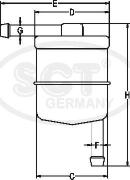 SCT-MANNOL ST 338 - Filtre à carburant cwaw.fr