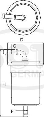 SCT-MANNOL ST 713 - Filtre à carburant cwaw.fr