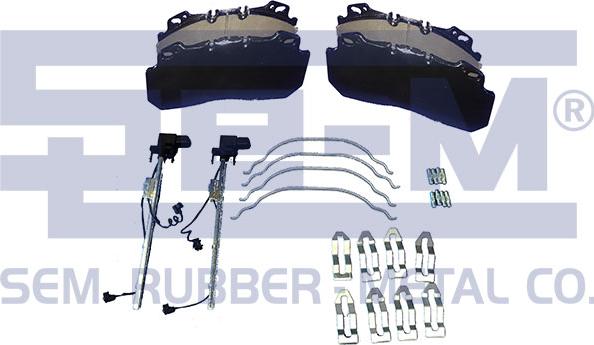 Sem Lastik 15463 - Kit de plaquettes de frein, frein à disque cwaw.fr