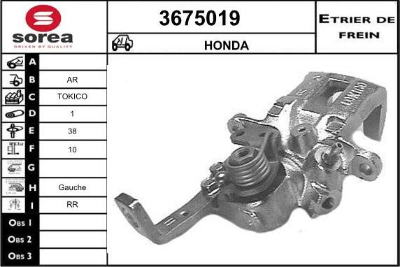 Sera 3675019 - Étrier de frein cwaw.fr