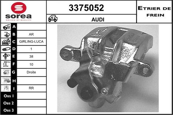 Sera 3375052 - Étrier de frein cwaw.fr