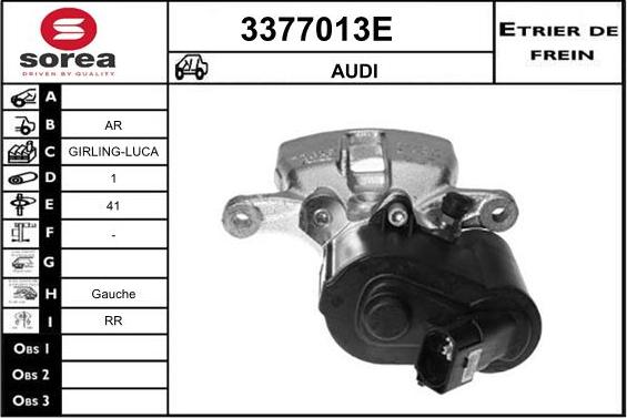 Sera 3377013E - Étrier de frein cwaw.fr