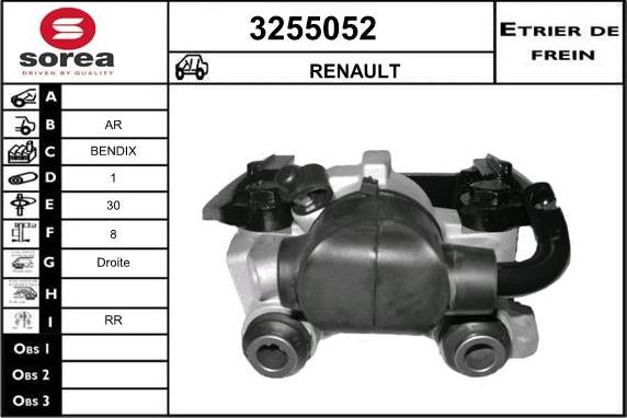 Sera 3255052 - Étrier de frein cwaw.fr