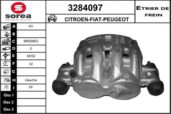 Sera 3284097 - Étrier de frein cwaw.fr