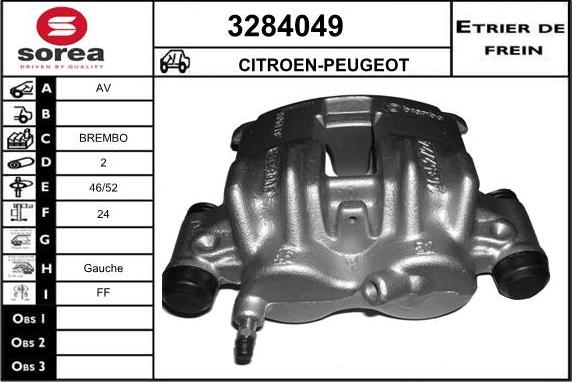 Sera 3284049 - Étrier de frein cwaw.fr