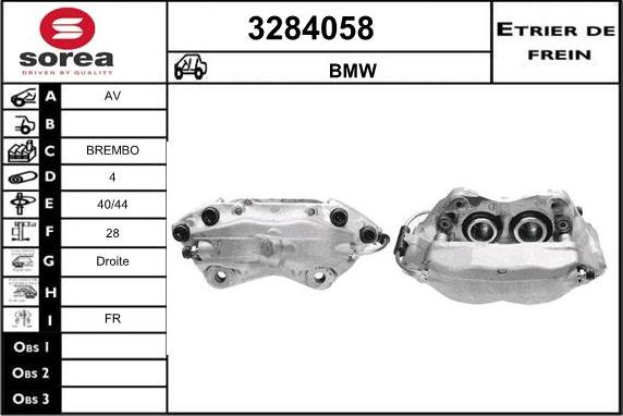 Sera 3284058 - Étrier de frein cwaw.fr