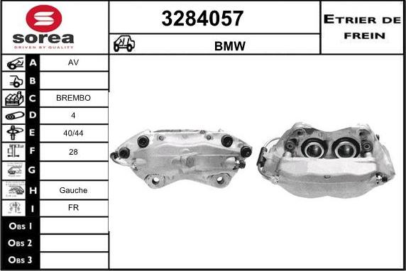 Sera 3284057 - Étrier de frein cwaw.fr