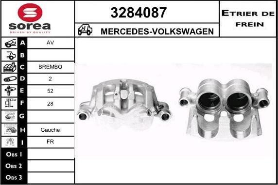 Sera 3284087 - Étrier de frein cwaw.fr