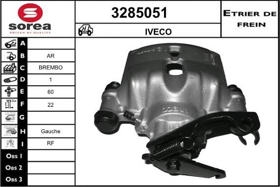 Sera 3285051 - Étrier de frein cwaw.fr