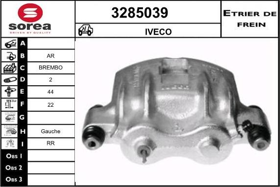 Sera 3285039 - Étrier de frein cwaw.fr