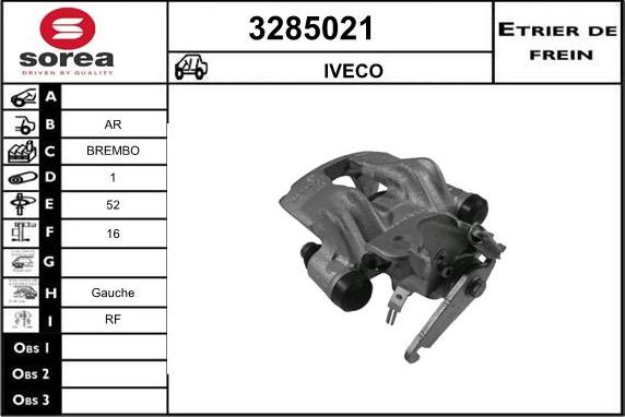 Sera 3285021 - Étrier de frein cwaw.fr