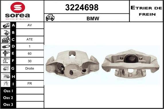 Sera 3224698 - Étrier de frein cwaw.fr