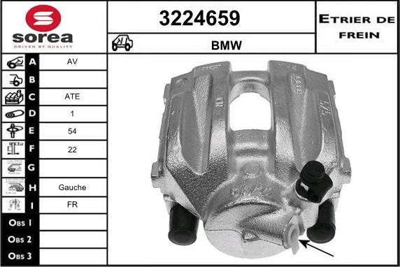 Sera 3224659 - Étrier de frein cwaw.fr