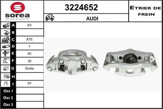 Sera 3224652 - Étrier de frein cwaw.fr