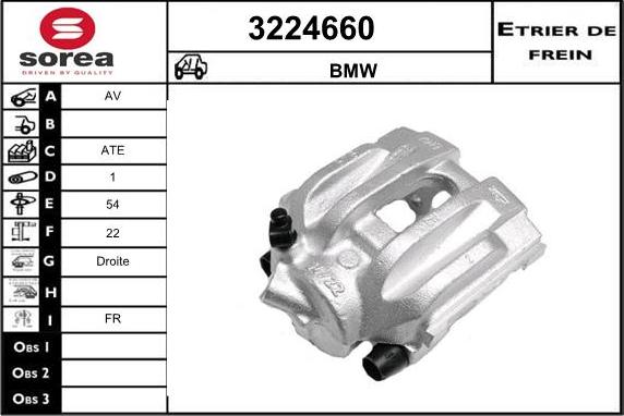 Sera 3224660 - Étrier de frein cwaw.fr