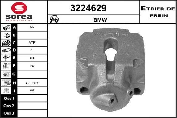 Sera 3224629 - Étrier de frein cwaw.fr