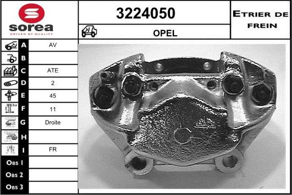 Sera 3224050 - Étrier de frein cwaw.fr