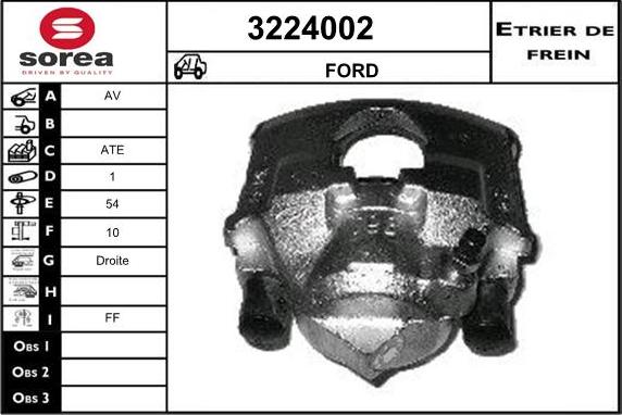 Sera 3224002 - Étrier de frein cwaw.fr