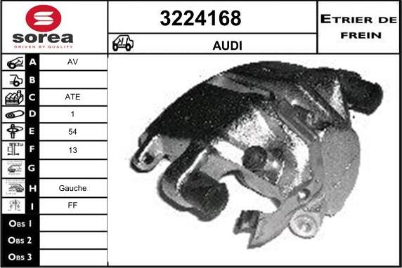 Sera 3224168 - Étrier de frein cwaw.fr