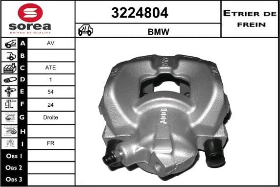 Sera 3224804 - Étrier de frein cwaw.fr