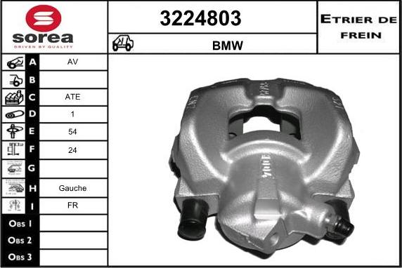 Sera 3224803 - Étrier de frein cwaw.fr