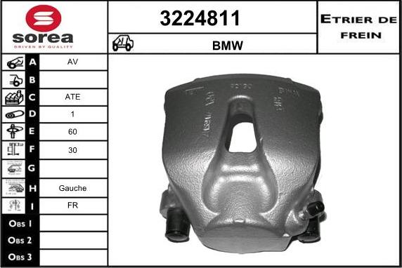 Sera 3224811 - Étrier de frein cwaw.fr