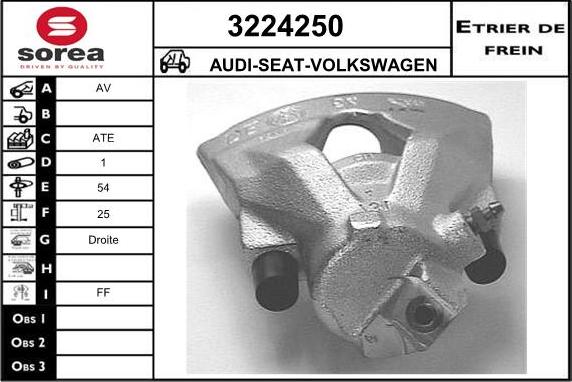 Sera 3224250 - Étrier de frein cwaw.fr